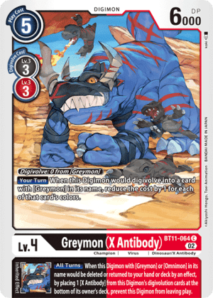 Greymon (X Antibody) (Foil)