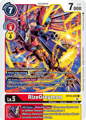 RizeGreymon (Foil)