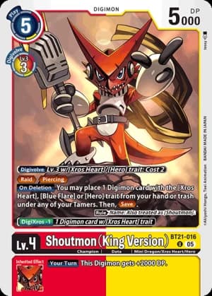 Shoutmon (King Version) (Foil)