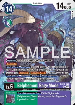 Belphemon: Rage Mode (Foil)