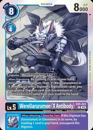 WereGarurumon (X Antibody) (Foil)