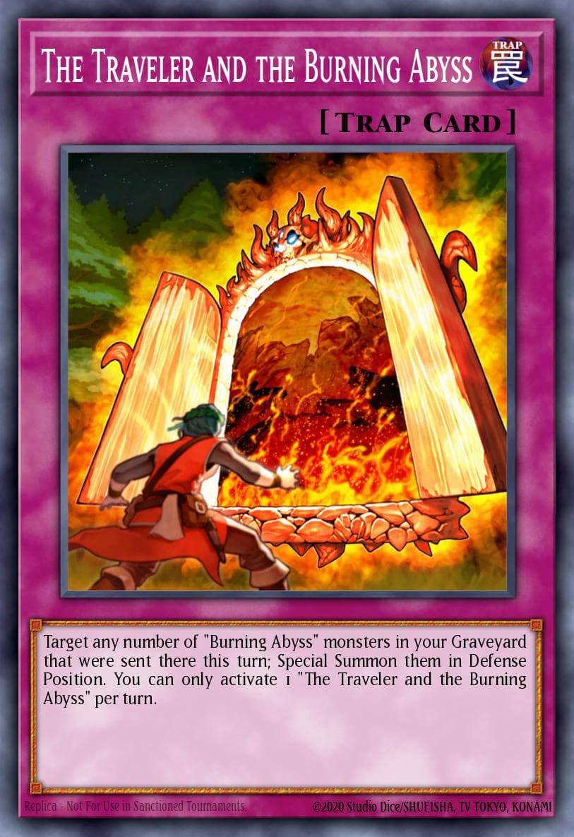 The Traveler and the Burning Abyss (1st Edition)