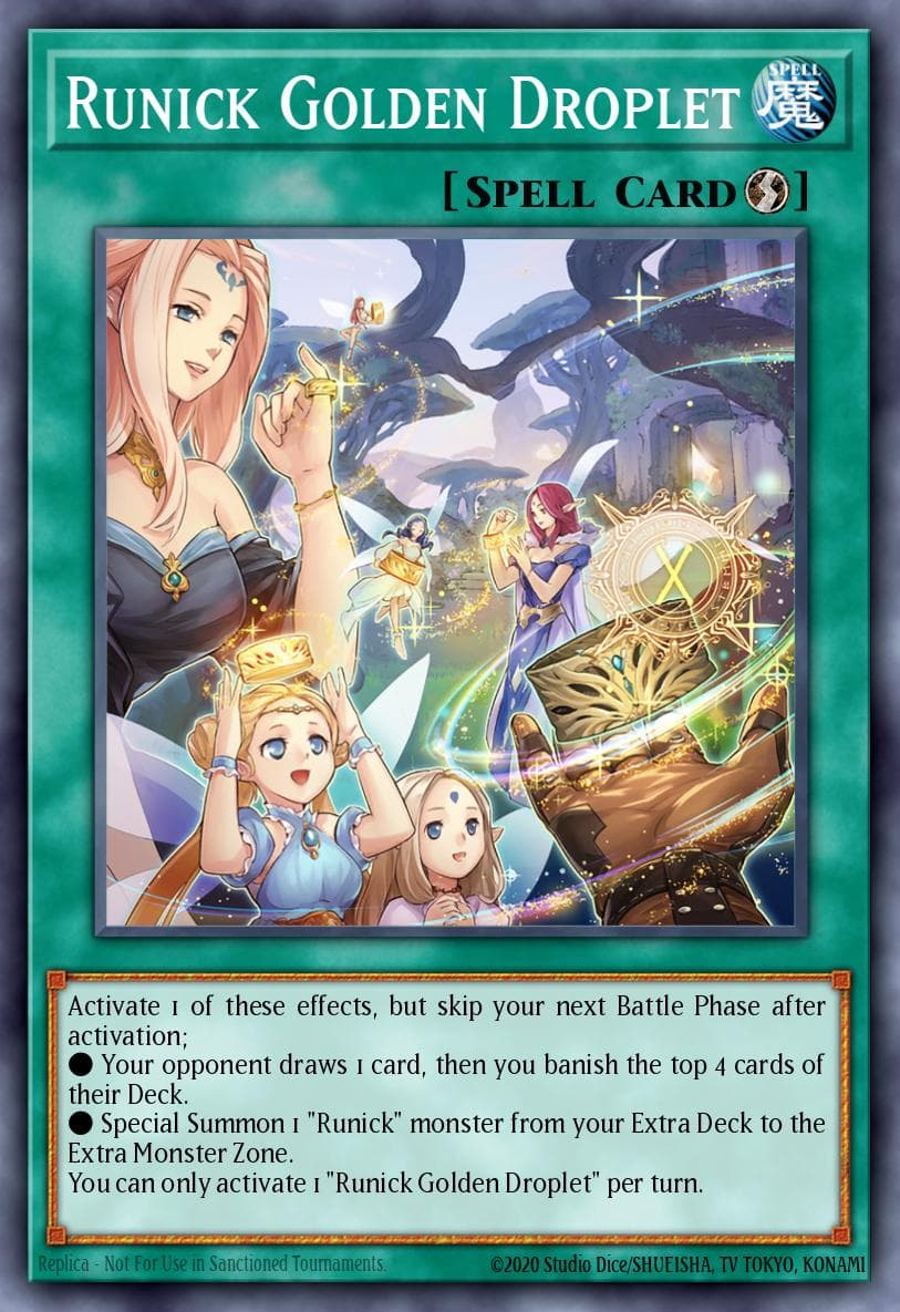 Runick Golden Droplet (1st Edition)