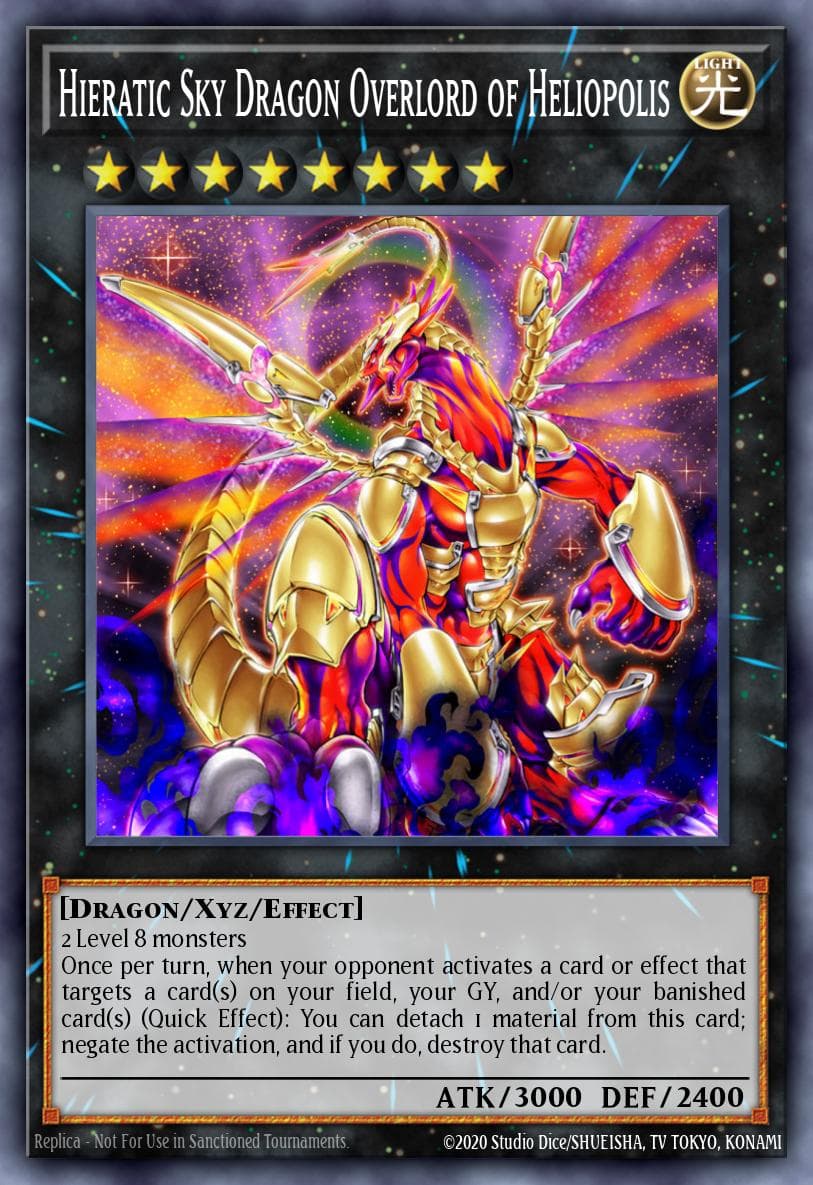 Hieratic Sky Dragon Overlord of Heliopolis (1st Edition)
