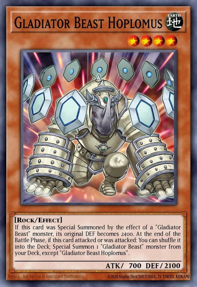 Gladiator Beast Hoplomus (1st Edition)