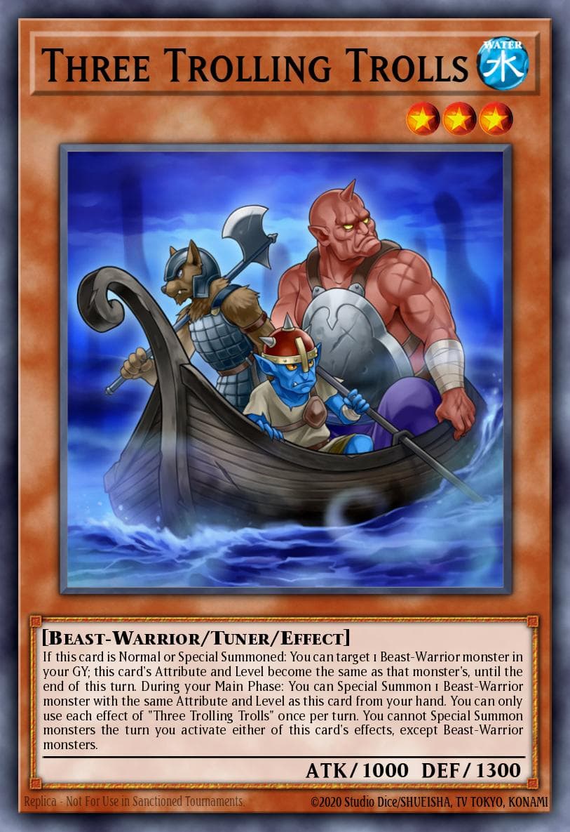 Three Trolling Trolls (1st Edition)
