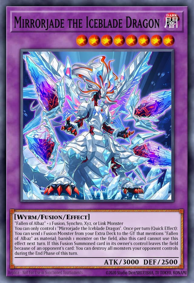 Mirrorjade the Iceblade Dragon (1st Edition)