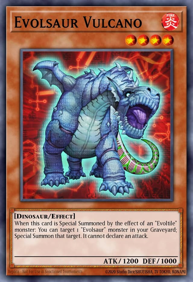 Evolsaur Vulcano (1st Edition)
