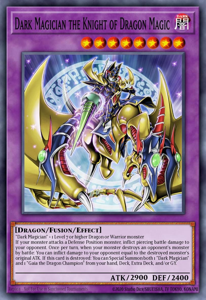 Dark Magician the Knight of Dragon Magic (1st Edition)
