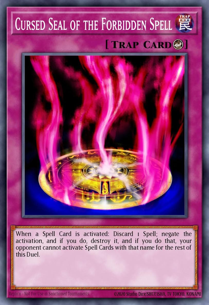 Cursed Seal of the Forbidden Spell (Unlimited)