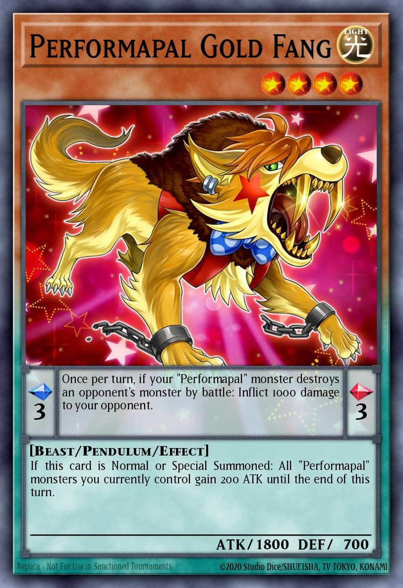 Performapal Gold Fang (1st Edition)