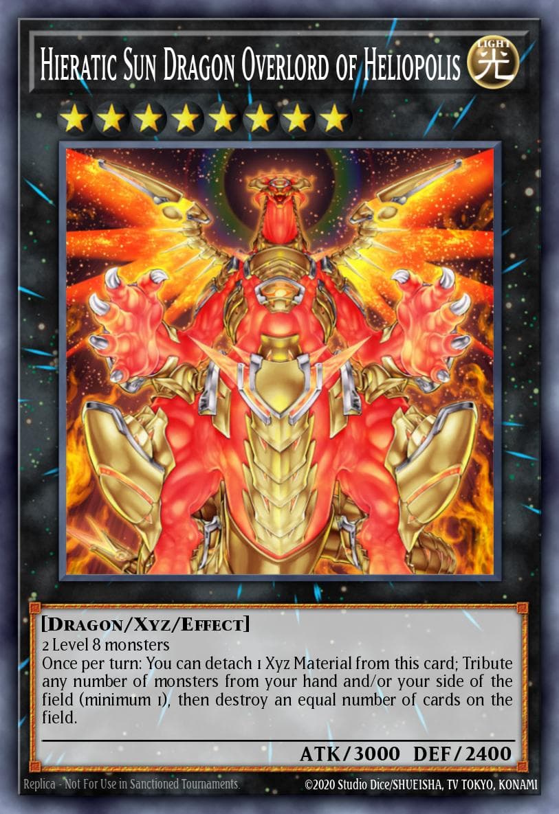 Hieratic Sun Dragon Overlord of Heliopolis (1st Edition)