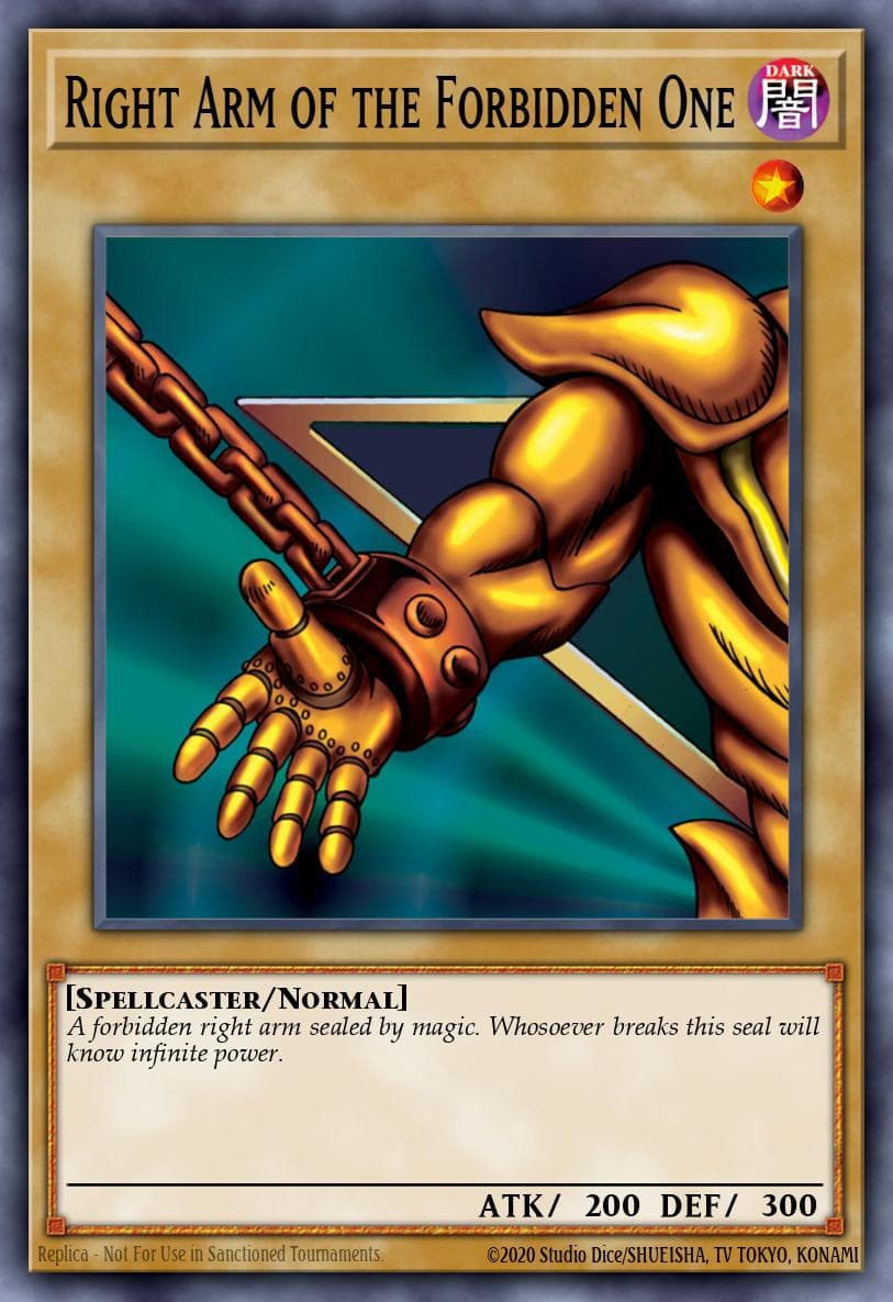 Right Arm of the Forbidden One (1st Edition)