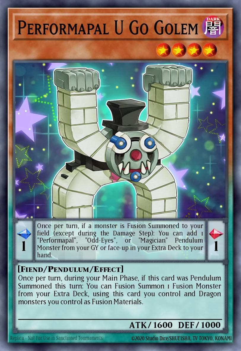 Performapal U Go Golem (Unlimited)