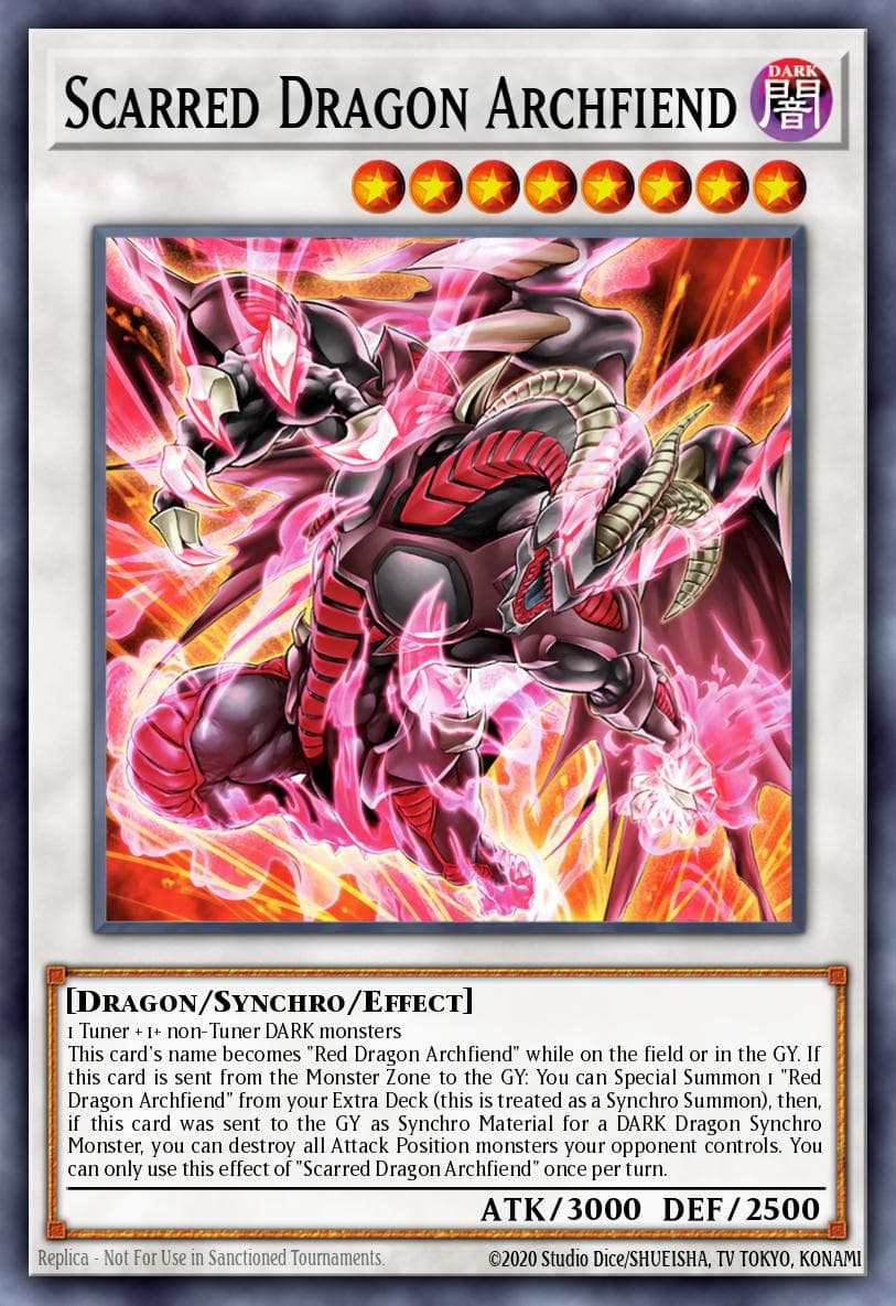Scarred Dragon Archfiend (1st Edition)