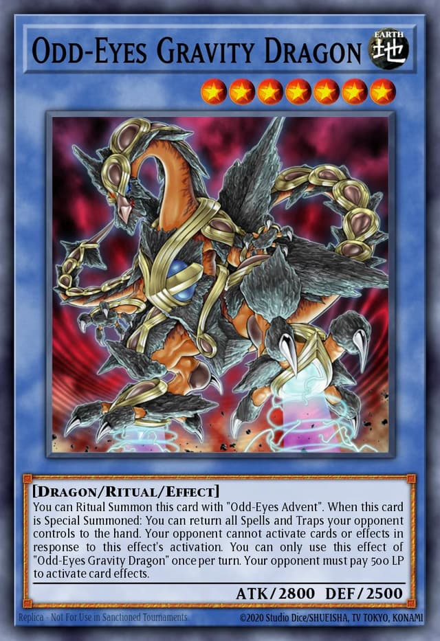 Odd-Eyes Gravity Dragon (Unlimited)