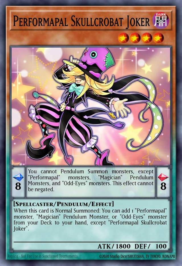 Performapal Skullcrobat Joker (Unlimited)
