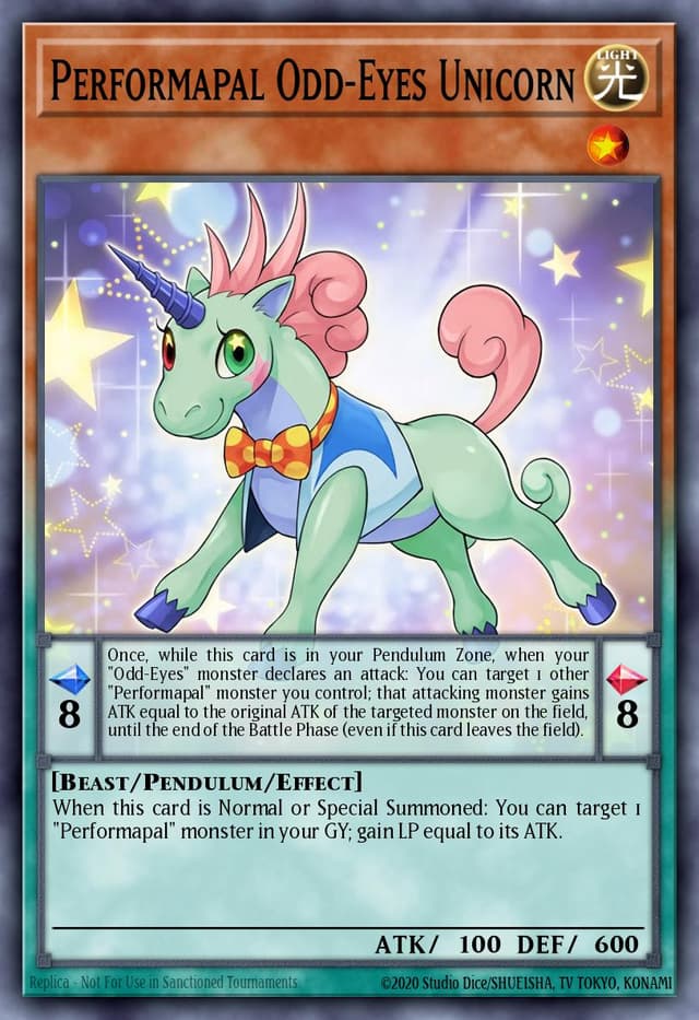 Performapal Odd-Eyes Unicorn (Unlimited)
